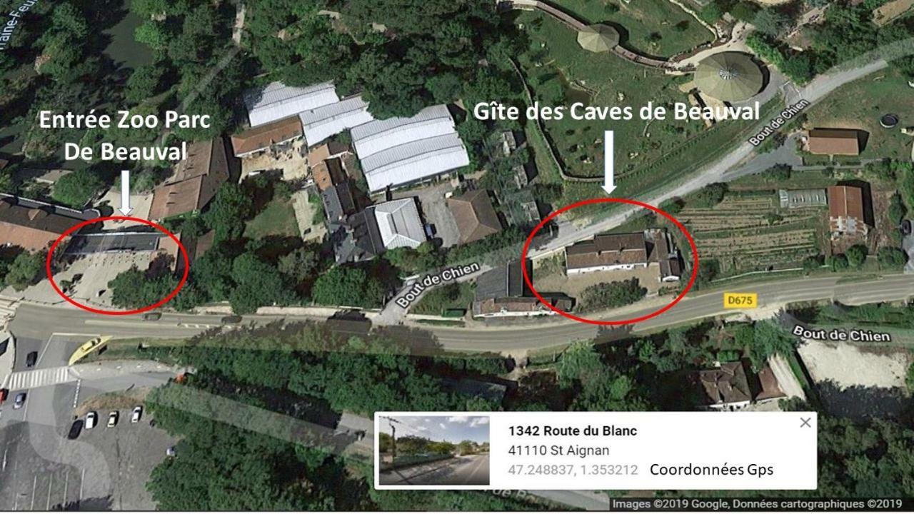 Gite Caves De Beauval Saint-Aignan  Dış mekan fotoğraf
